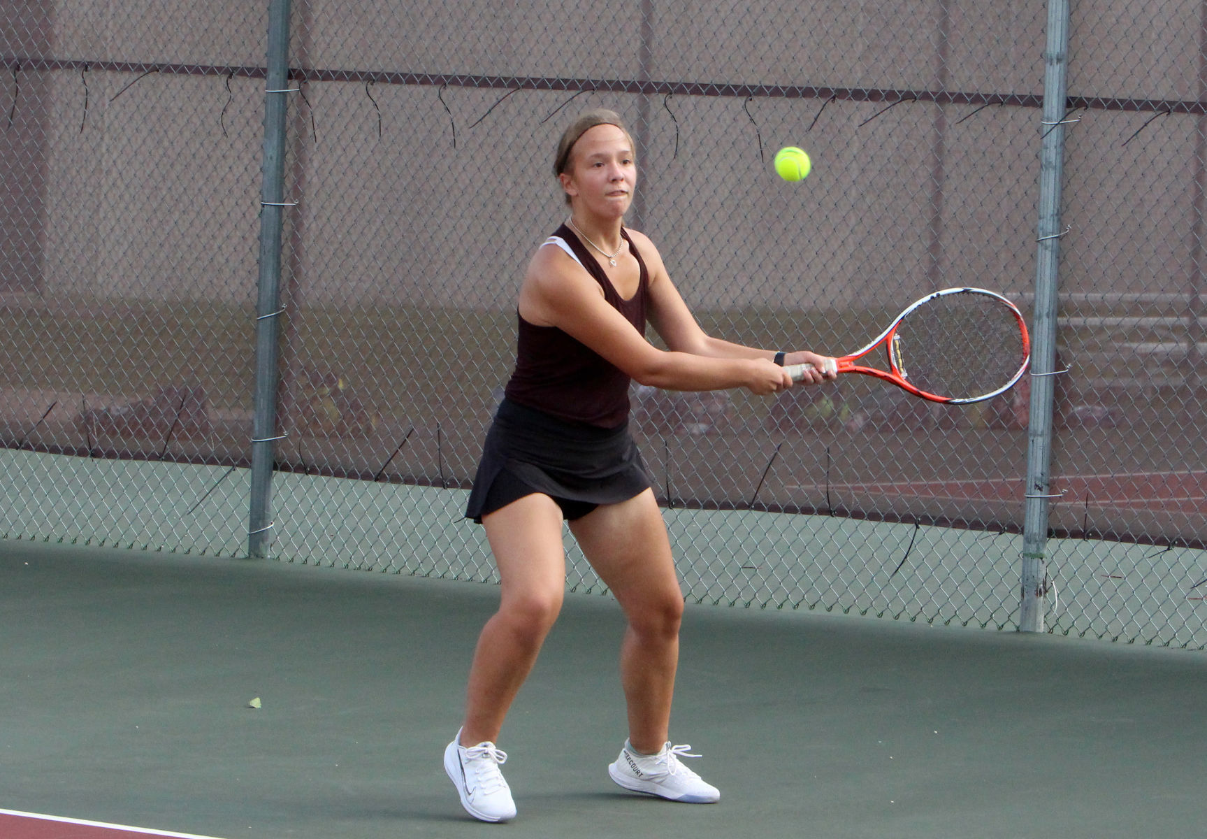Chippewa Falls at Menomonie girls tennis 9-3-19